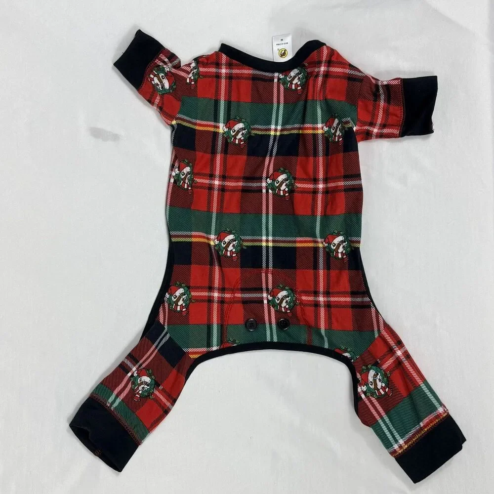 Buc-ee's Pet Dog Pajamas Christmas Size M